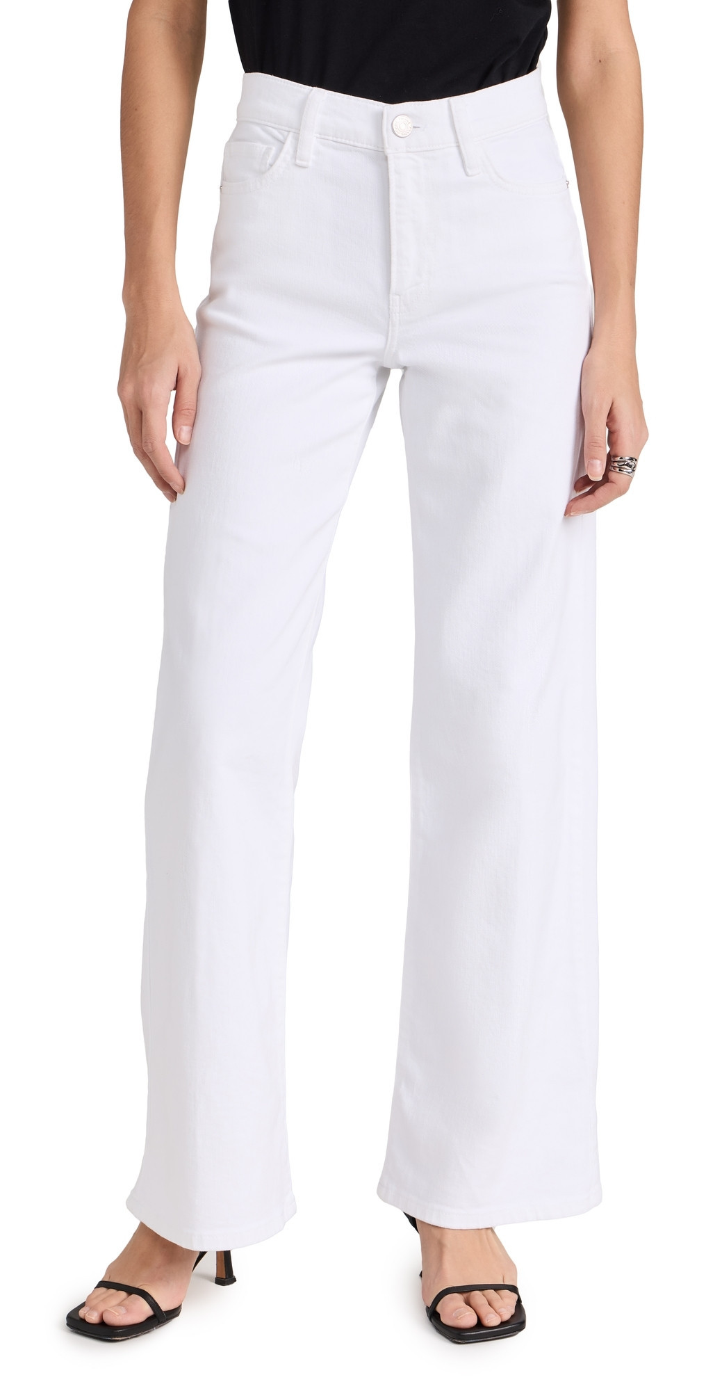 FRAME Le Slim Palazzo Jeans White 31 | Shopbop