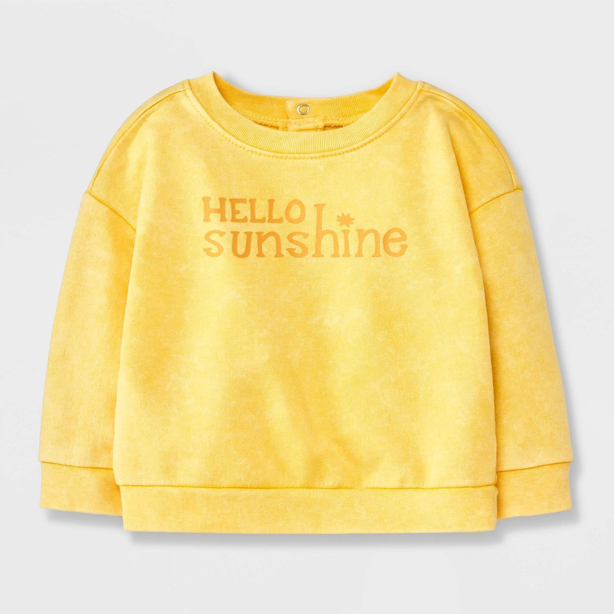 Baby 'Hello Sunshine' Graphic Sweatshirt - Cat & Jack™ Yellow | Target