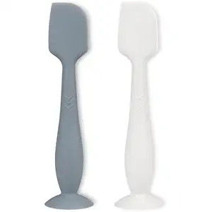 Diaper Cream Applicator Set - Soft Silicone Baby Bum Brush with Suction Base, Baby Butt Spatula, ... | Amazon (US)