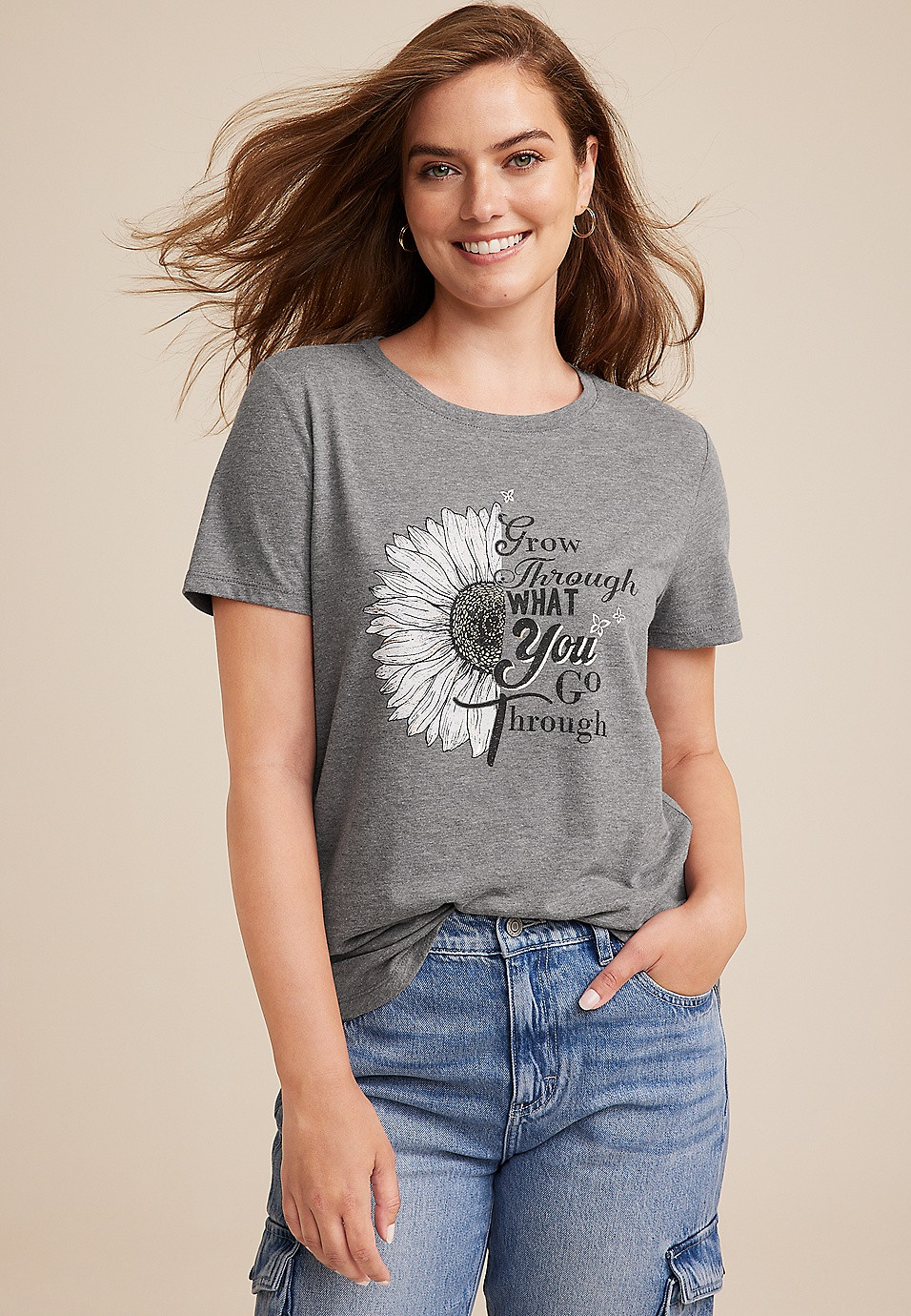 Grow Through What You Go Through Graphic Tee | Maurices