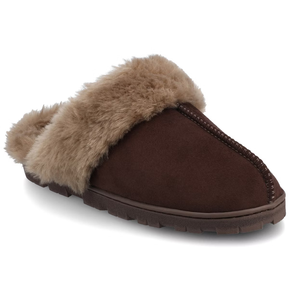 Journee Women's Kalli Slippers, Chocolate L(9-10) | Target