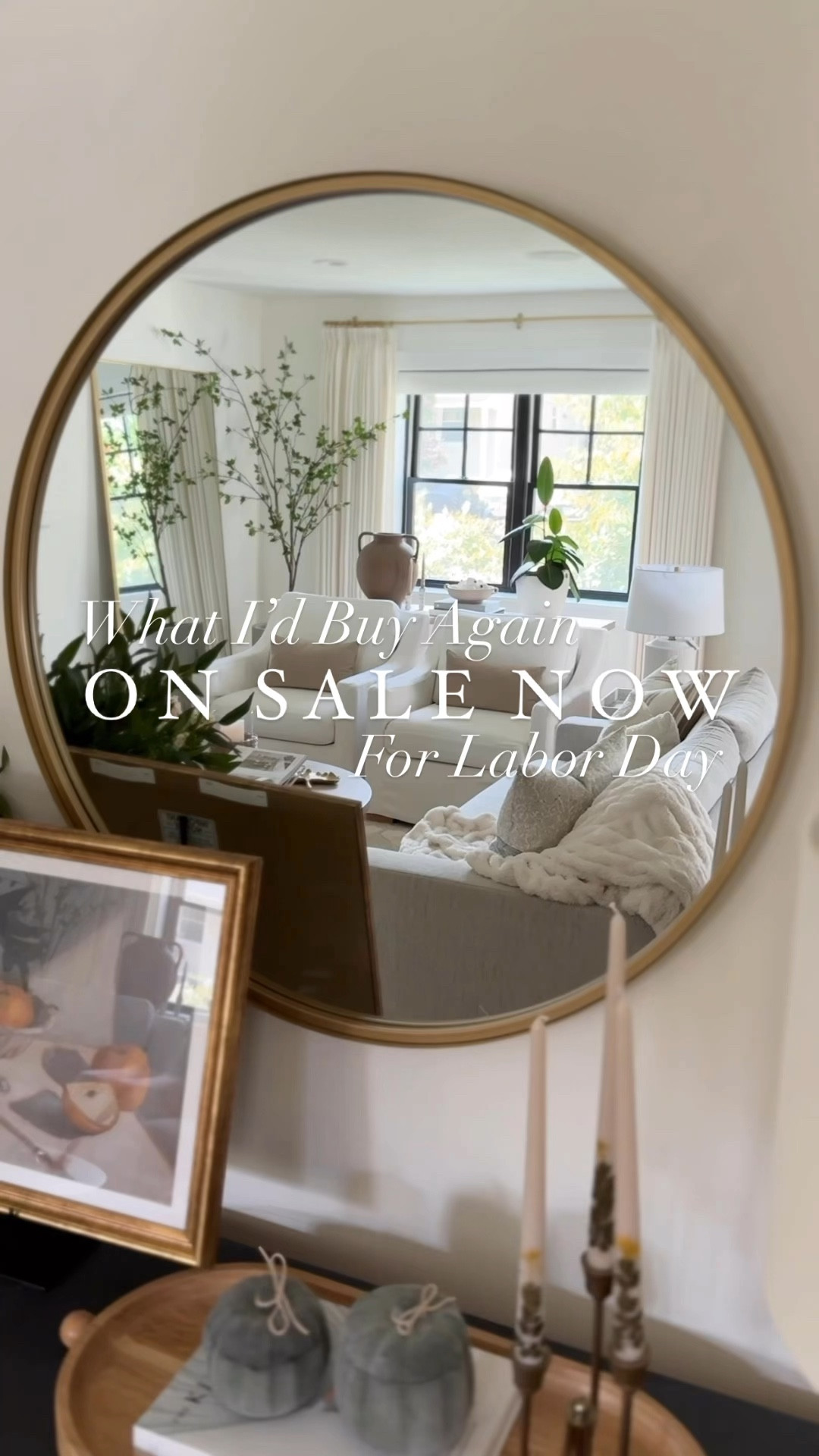 what I’d buy again this Labor Day - it’s all on sale! 

My coffee table has the prettiest white washed finish, is sturdy, and the perfect size.

Our breakfast nook table is 40% off, and the wishbone legs make it perfect for banquette seating.

My son’s navy nightstand also works as a small dresser, is well made, and has beautiful hardware.

My counter stools are over 20% off - the walnut frame and woven details are stunning. Worth the splurge! 

Our new rec room sofa comes in tons of configurations and is the lowest price I’ve seen. This is the Cinder Gray color and it’s holding up great with kids. 

My best selling Tilly bed - we love it so much I bought it for our guest room room. We have Zuma White in our primary bedroom and Linen Talc in the guest room. 

You ask about this large coastal art and now it’s 20% off! Customize the size and frame color.

My washable cream dining room rug reads gray and has has the prettiest classic design.

My favorite curtain rods are on sale - they are beautiful, sturdy, come in a few finishes. The matching rings come with clips or use drapery pins to attach curtains to the rings. 

Finally - my favorite McGee & Co tablecloth, wood tray, and so much of my home and kitchen decor.


#labordayweekend #ltkhome #ltksalealert 


#LTKStyleTip #LTKVideo #LTKFallSale