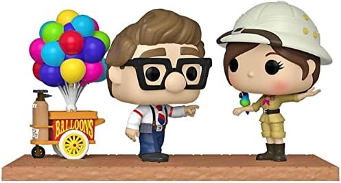 Funko Pop! Moment Disney Pixar Up Carl & Ellie with Balloon Cart Vinyl Figures - BoxLunch Exclusi... | Amazon (US)