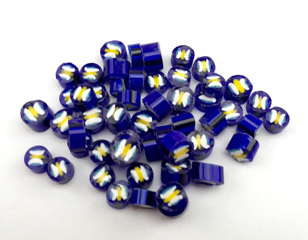 Murano Millefiori - Blue Butterfly | Etsy (US)