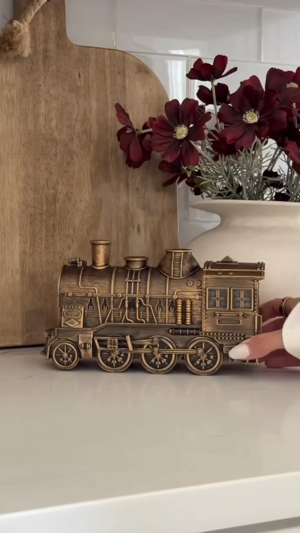 This adorable train diffuser is back in stock but ALWAYS sells out before the season even begins! Such a beautiful decorative piece that’s also functional. Love!

#LTKHome #LTKSeasonal