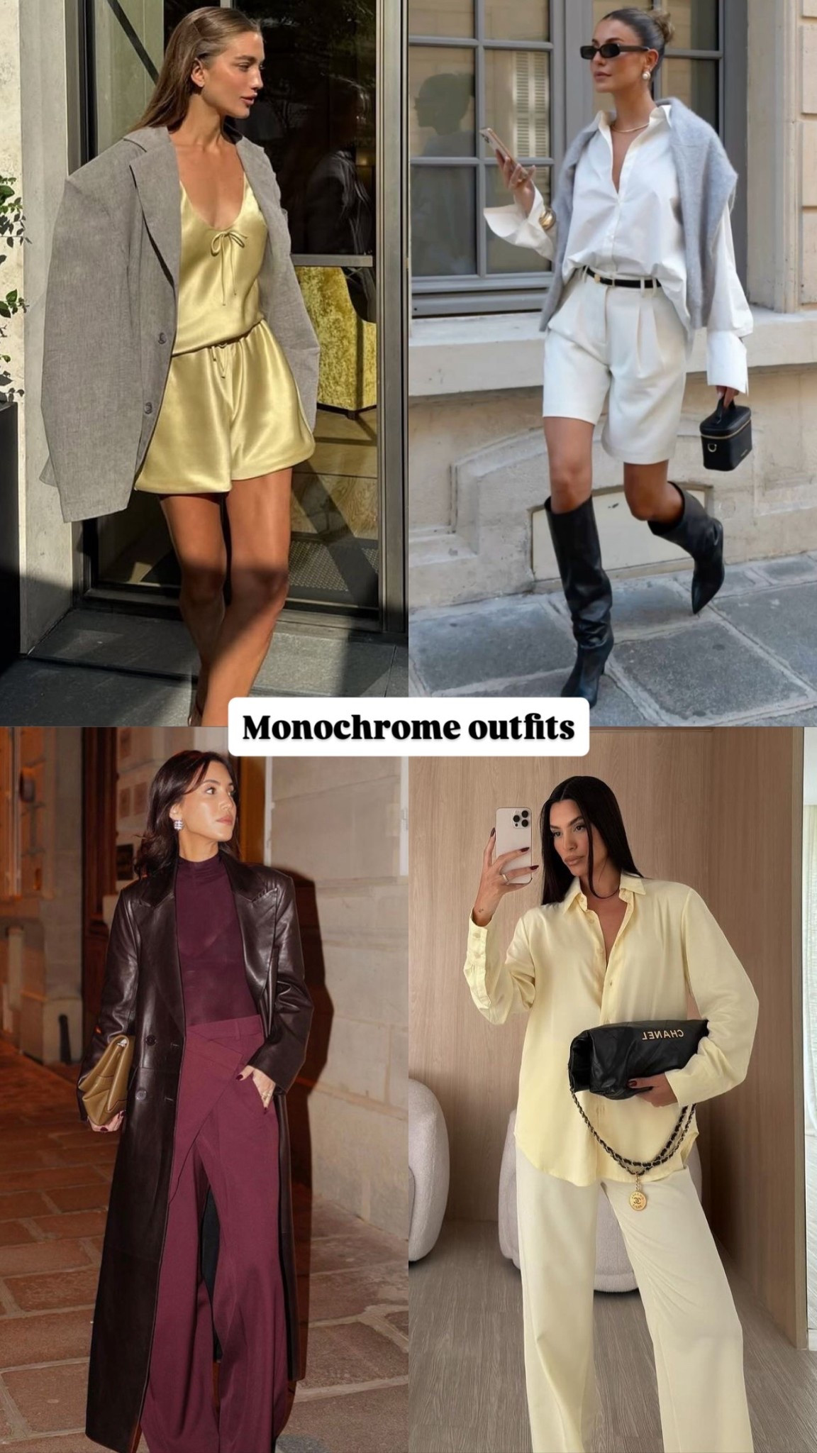 Monochrome outfits always win. One color from head to toe, sleek, modern, and effortless.

#monochromestyle #minimalfashion #ltkoutfit

#LTKSpringSale #LTKootd