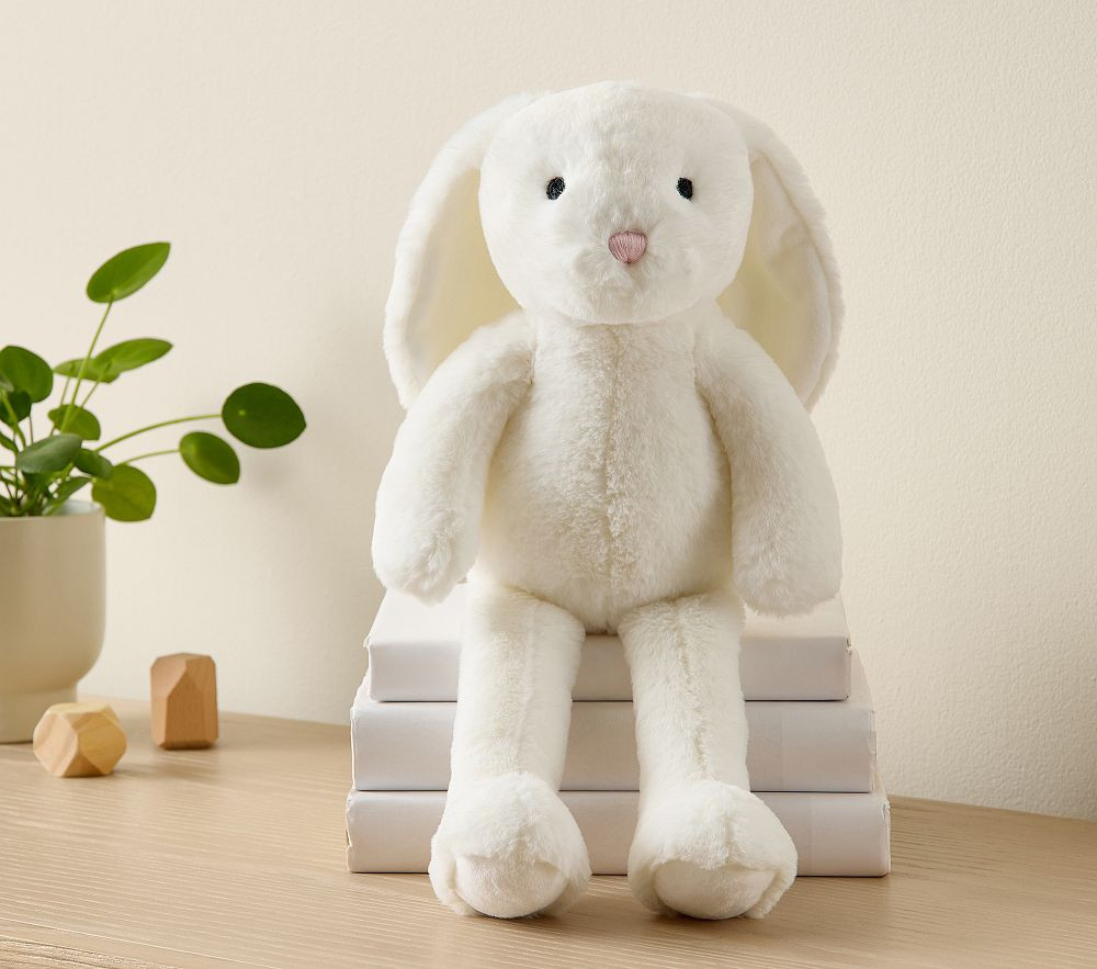 Small Long Ear Bunny Plush, Ivory | Pottery Barn Kids