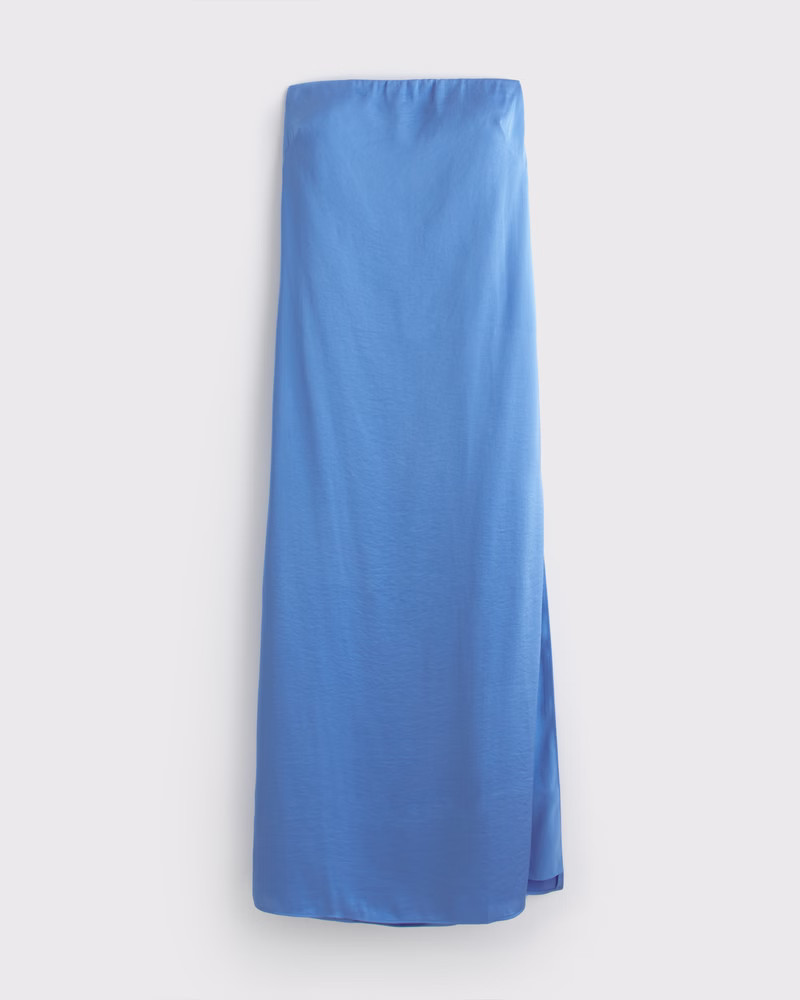 Women's The A&F Julia Strapless Slip Maxi Dress | Women's Dresses & Jumpsuits | Abercrombie.com | Abercrombie & Fitch (US)