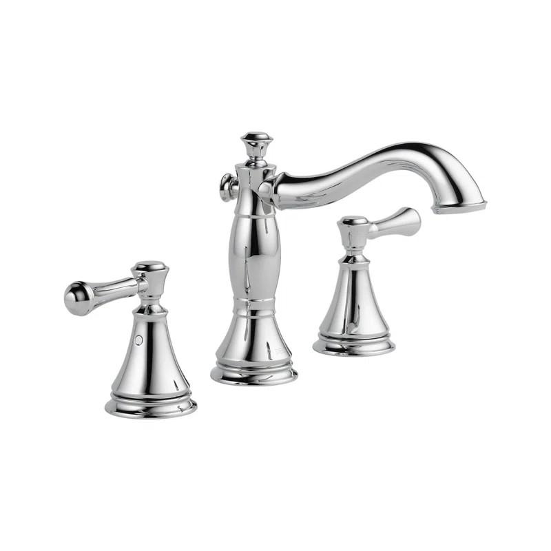 Cassidy Widespread Bathroom Faucet 3 Hole, 2-handle Bathroom Sink Faucet with Drain Assembly | Wayfair North America