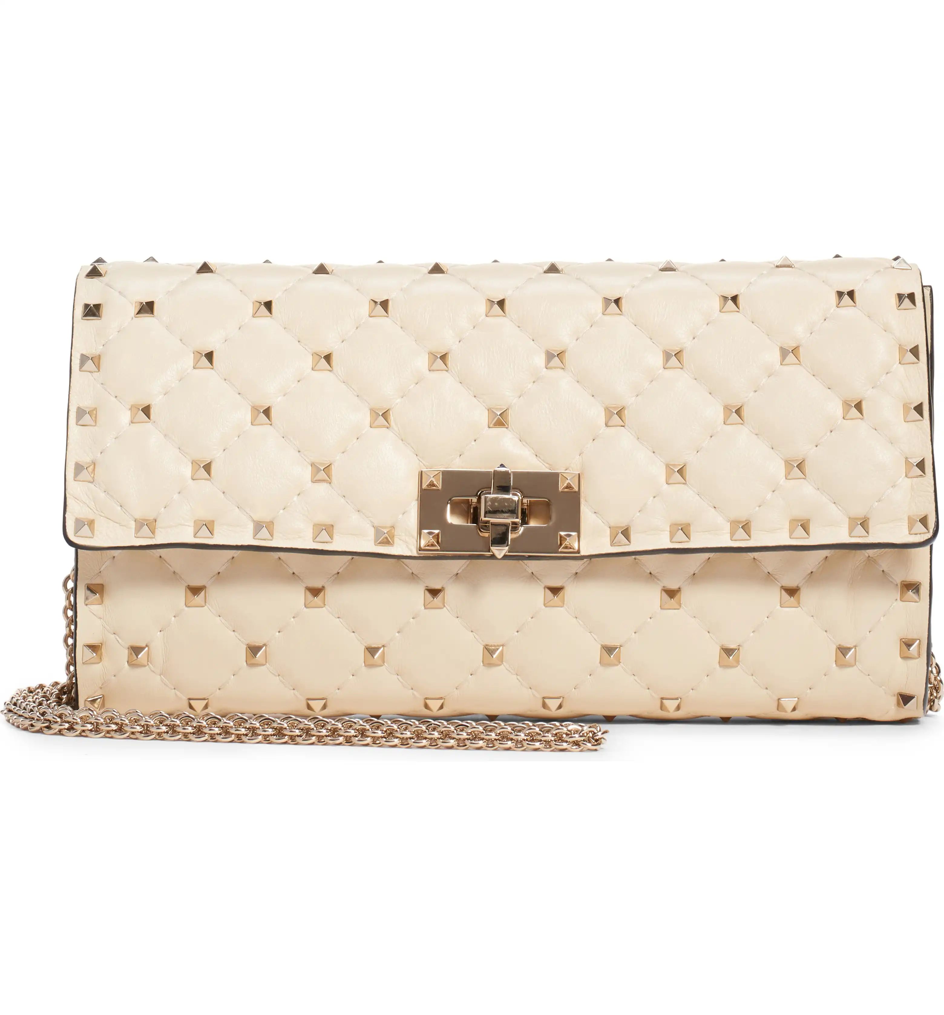 Rockstud Matelassé Quilted Leather Crossbody Bag | Nordstrom