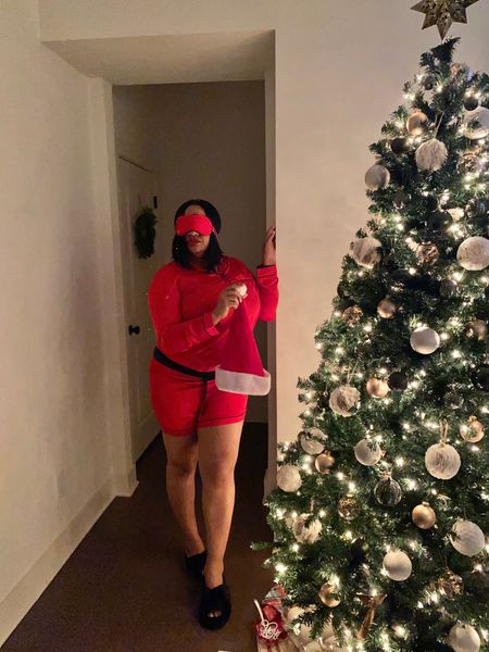 Must-have red pajama set with eye mask. Perfect for Christmas and Valentine’s Day 🎄❤️

#LTKHoliday #LTKGiftGuide #LTKSeasonal