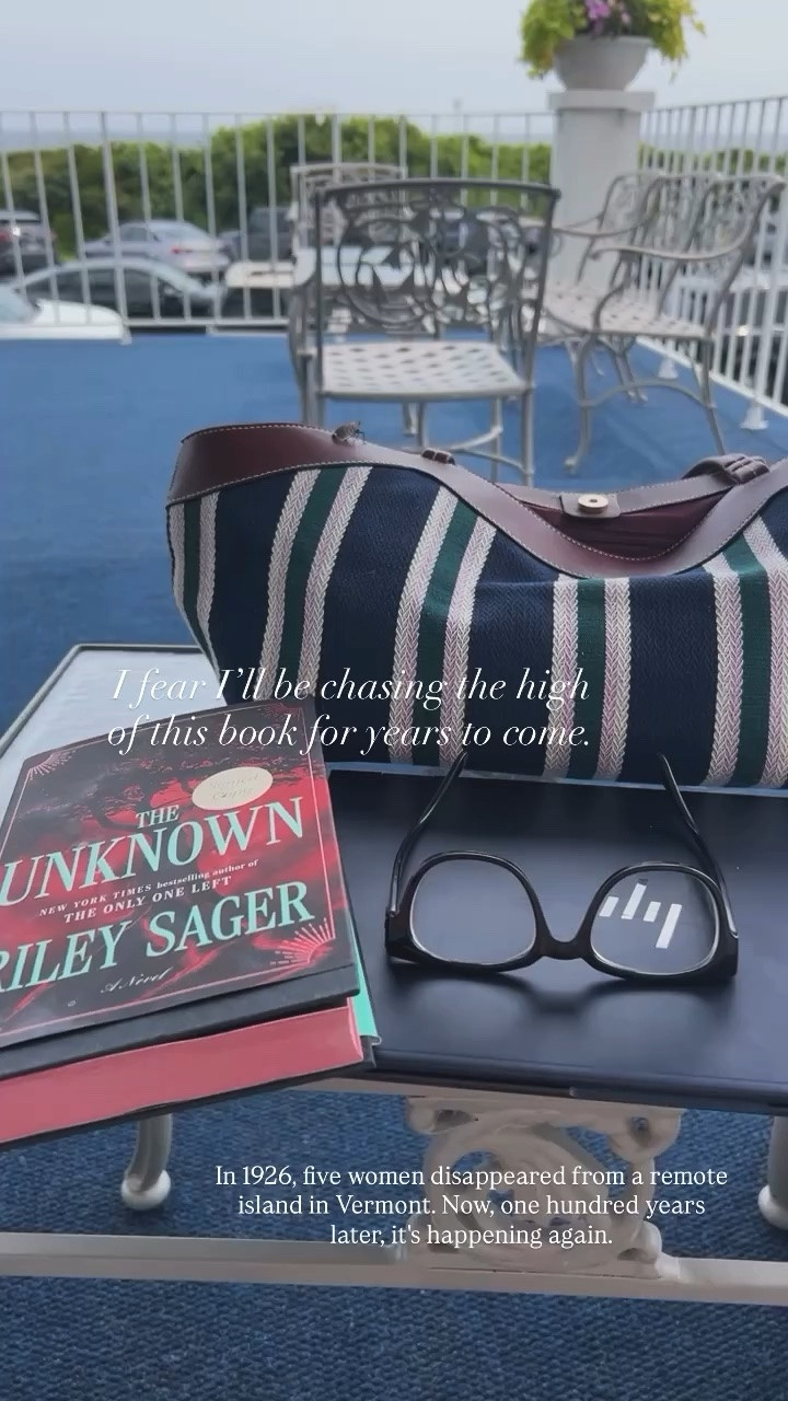 I fear I’ll be chasing the high of Riley Sager’s The Unknown for years to come. In 1926, five women disappeared from a remote island in Vermont. Now, one hundred years later, it's happening again.

#LTKdayinmylife #LTKselfcare #LTKTravel