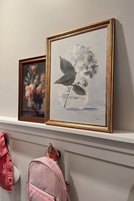 Framed art from Target! Gold frame 🖼️ floral art! #decorations #framedart #goldframe #ltkhome #canvas 

#LTKfindsunder50 #LTKSeasonal