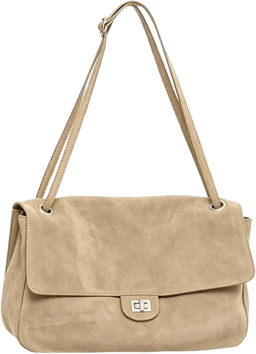 Women's genuine leather flip handbag, soft underarm shoulder bag | Amazon (US)