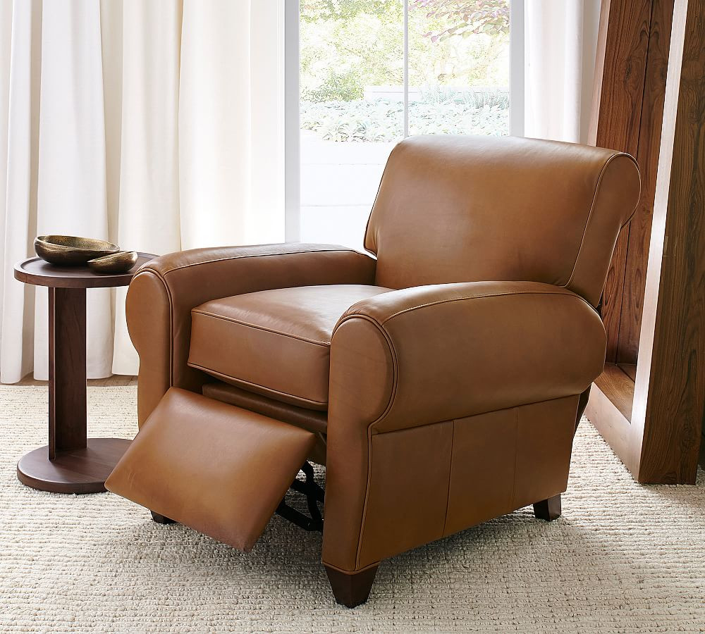 Manhattan Leather Recliner | Pottery Barn (US)