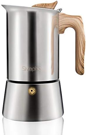 Stainless Steel Stovetop Espresso Coffee Maker|6cups espresso pot | Mocha pot 300ml |Replacement ... | Amazon (US)