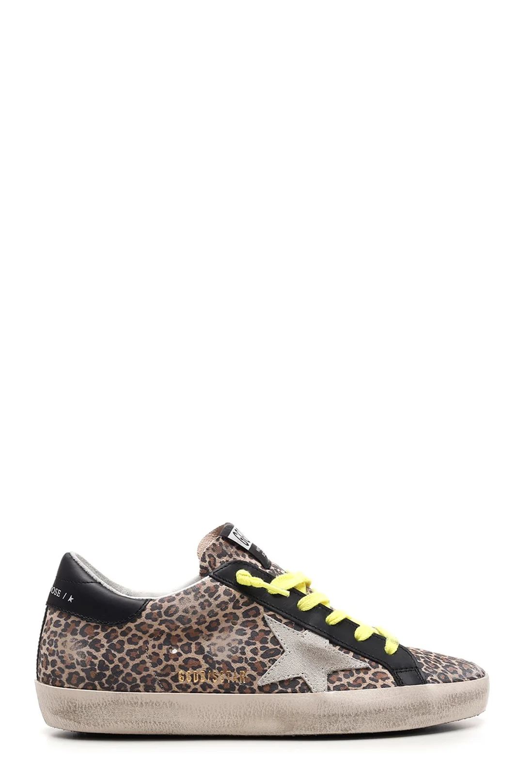 Golden Goose Deluxe Brand Leopard Print Superstar Sneakers | Cettire Global
