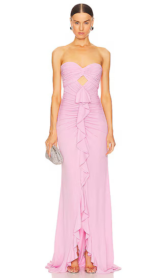 Jenna Gown in Carnation | Revolve Clothing (Global)