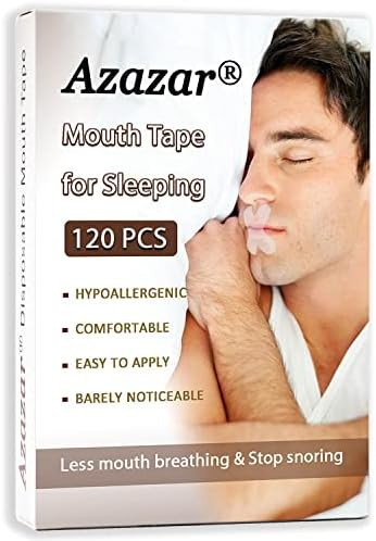 Azazar Mouth Tape for Sleeping 120 Pcs, Advanced Gentle Sleep Strips Better Nose Breathing, Less ... | Amazon (US)