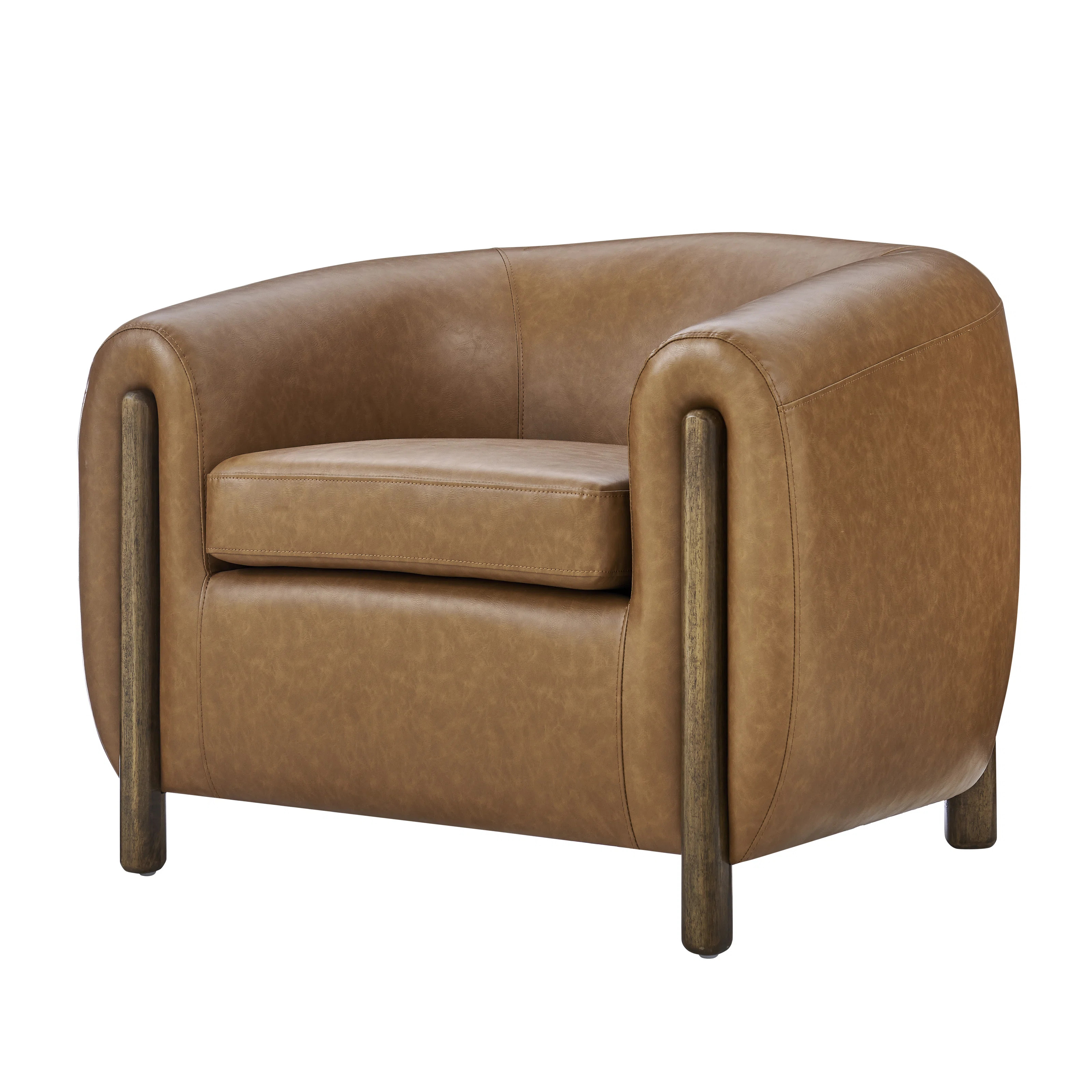 Leamon Upholstered Barrel Chair | Wayfair North America