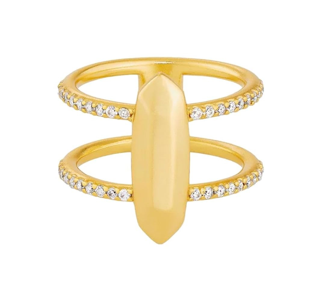 Kendra Scott Women's Abra Band Ring Gold Size 6 | Amazon (US)
