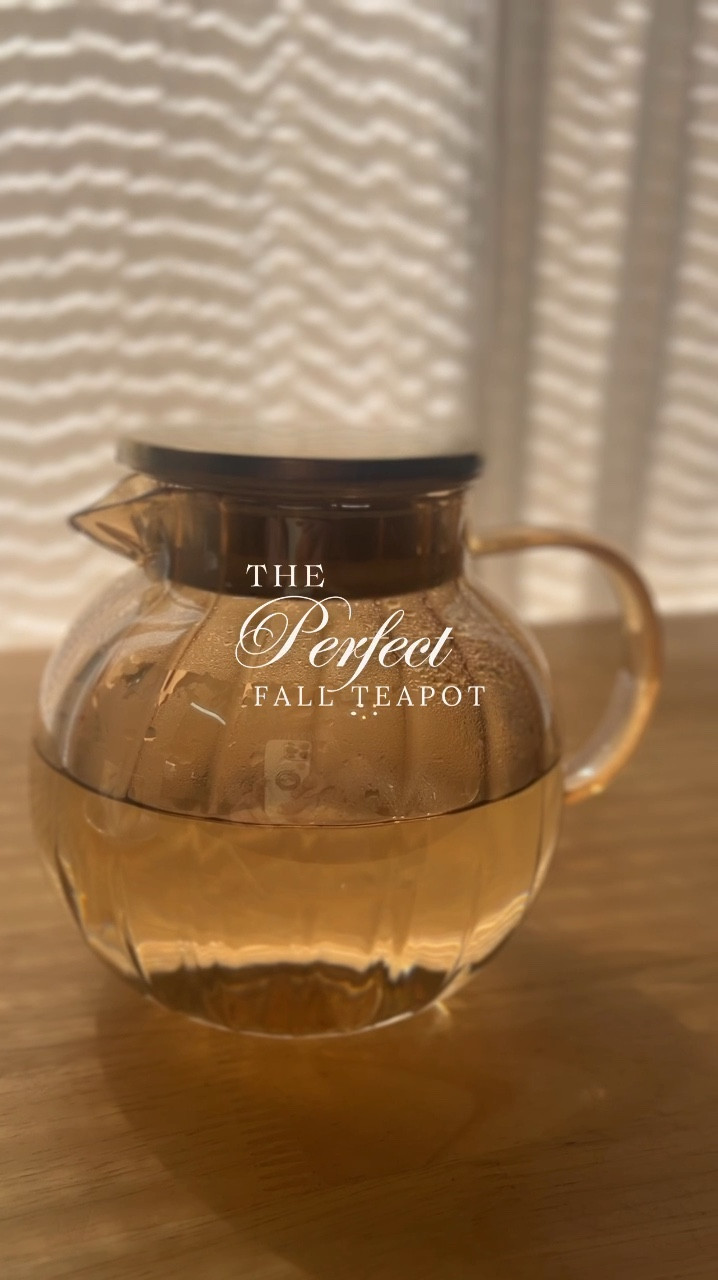 The only teapot you need this fall🍁✨

I stumbled upon this one accidentally, and the amber tint paired with the gold lid is perfect to even leave out on the stove as an accent piece🍁🍂

It also comes in clear with a silver lid, and you can turn the lid to strain loose leaf tea in it as well🫶🏼

#kitchen #teapot #falldecor

#LTKSeasonal #LTKHome #LTKFindsUnder50