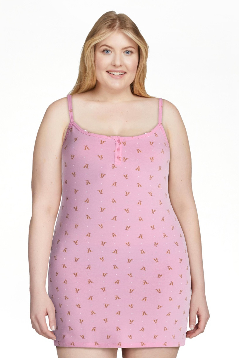 No Boundaries Cloud Core Sleepwear Slip Dress, Women\u2019s and Women\u2019s Plus XXS-3X | Walmart (US)