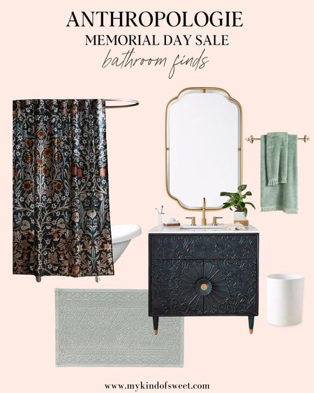 I’m loving these darker colors and patterns from Anthropologie’s Memorial Day Sale. Who doesn’t love a bathroom refresh?

#LTKSaleAlert #LTKStyleTip #LTKHome