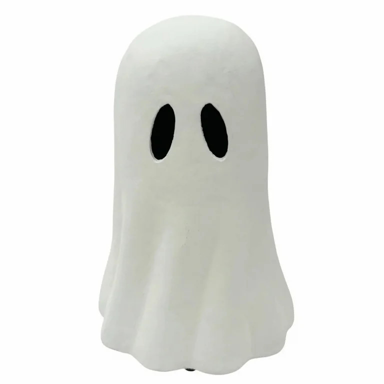 Paper Mache Ghost Halloween Tabletop Decoration, White, 11in Halloween Decor Clearance | Walmart (US)