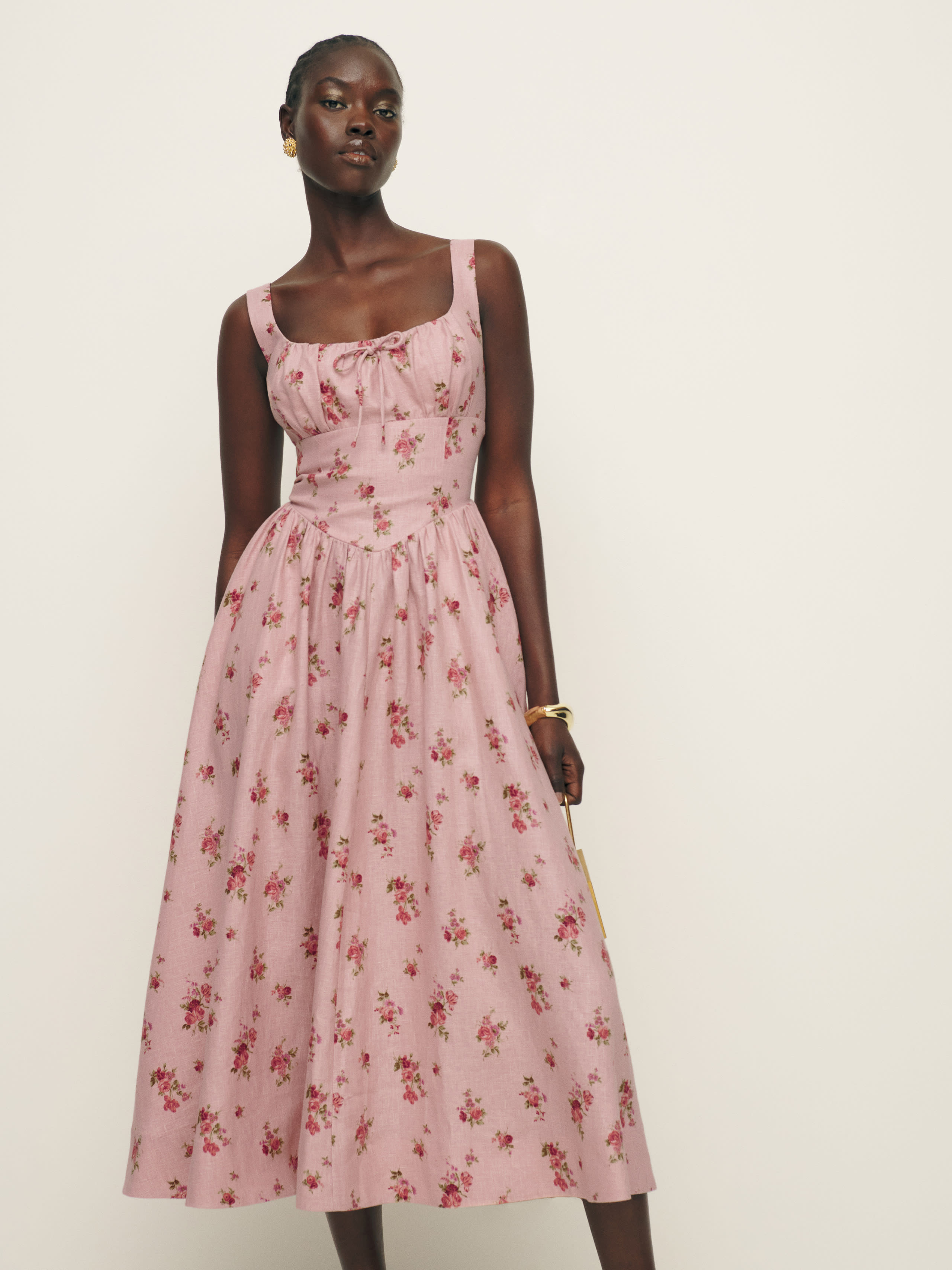 Balia Linen Dress | Reformation (Global)