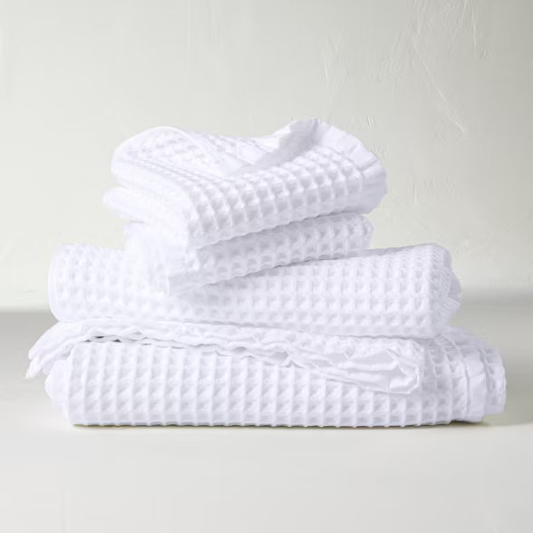 4pc Decorative Waffle Bath Towel Set - Casaluna™ | Target