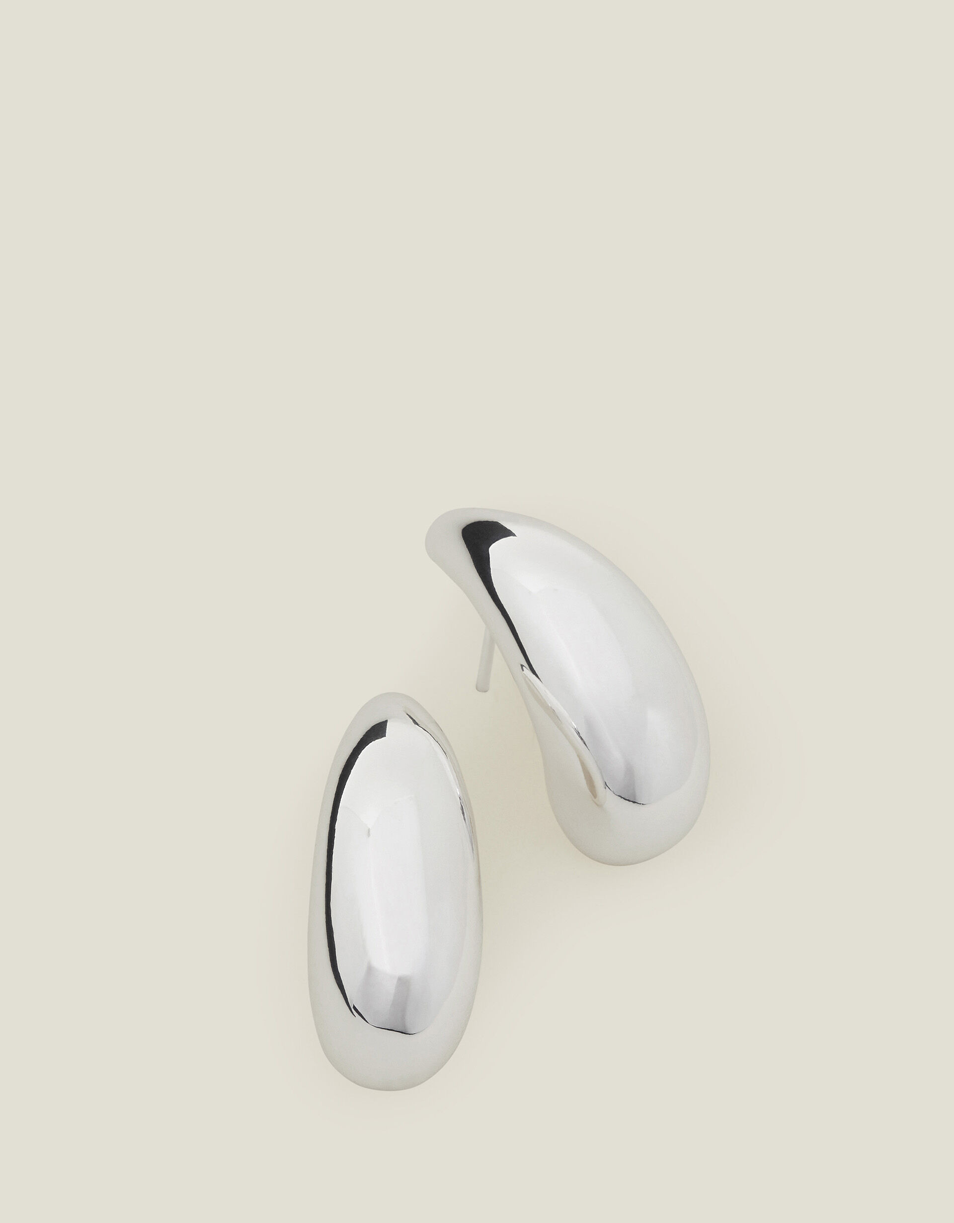 Sterling Silver-Plated Large Teardrop Earrings | Accessorize (Global)