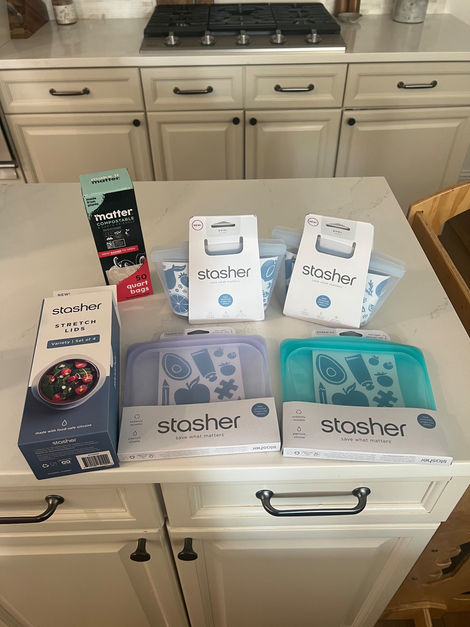 Adding to the stash! Great for everyday snacks and great for travel. Unlike some reusable bags, these stay sealed shut really well! New to the Matter Compostable Bags - going to try them and see!

#LTKFamily #LTKKids #LTKHome