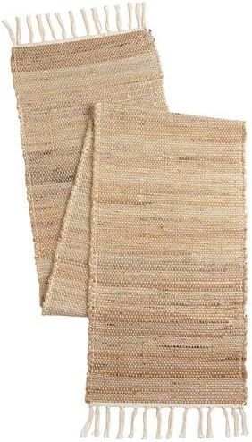 Hand Woven Jute Cotton Table Runner 14"x72" Six Seater | Eco Friendly Dining Table Use | Decor fo... | Amazon (US)