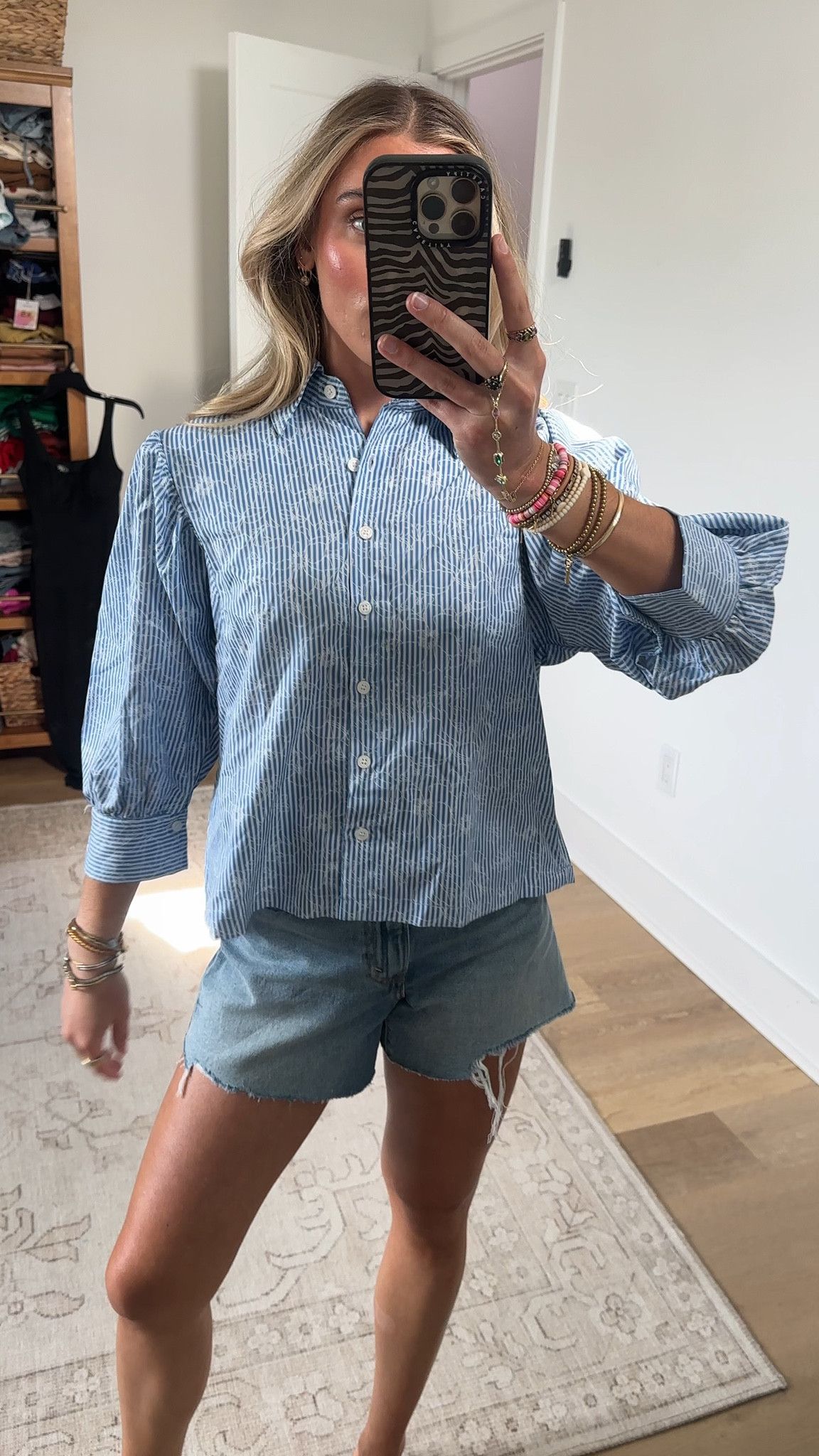 Amazon size small FindThy Women’s Cute Floral Print Shirt Long Sleeve Button Down Striped Shirts Office Blouse

#LTKootd #LTKSaleAlert #LTKWorkwear