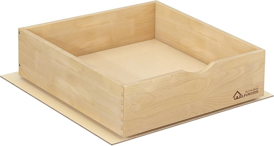 WelFurGeer Soft Close Pull Out Drawers for Kitchen Cabinets, 20" W x 22" D Pull Out Cabinet Organ... | Amazon (US)