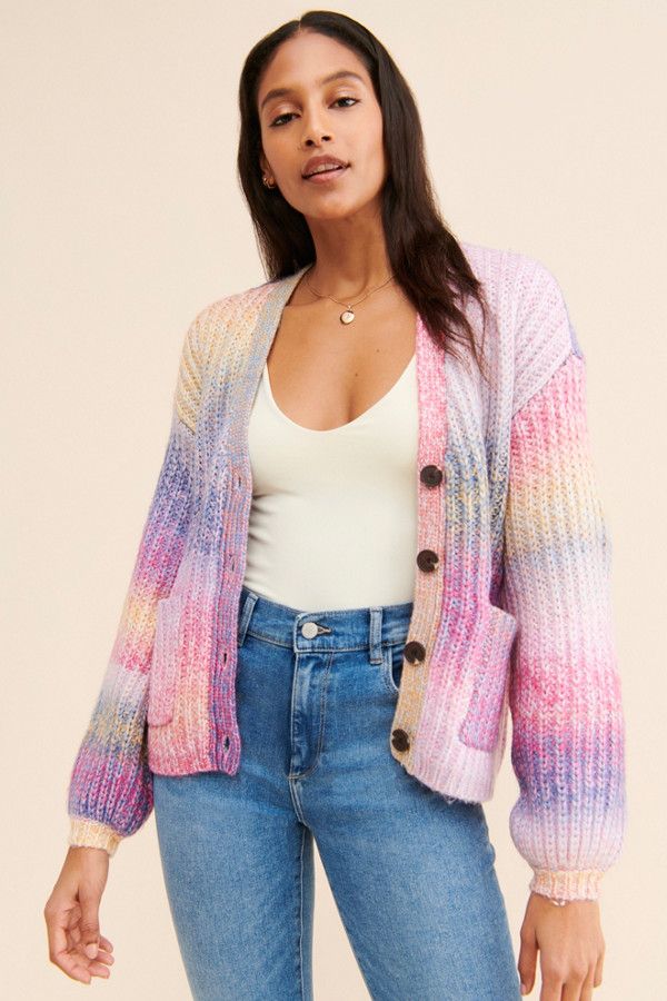 Striped Cardigan | Nuuly