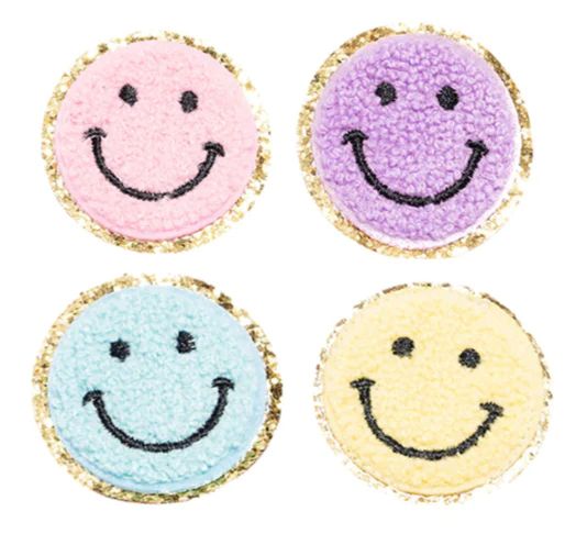 Pack of 4 Smiley Face Patches | Becco Bags