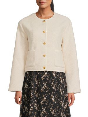 CAARA Joe Faux Fur Button Front Jacket on SALE | Saks OFF 5TH | Saks Fifth Avenue OFF 5TH