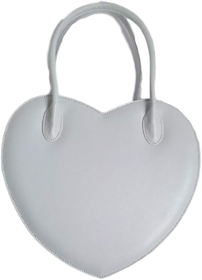 GK-O Fashion Women Heart Shaped Bag Lolita Handbag Clutch Purse Wallet PU Handbag | Amazon (US)