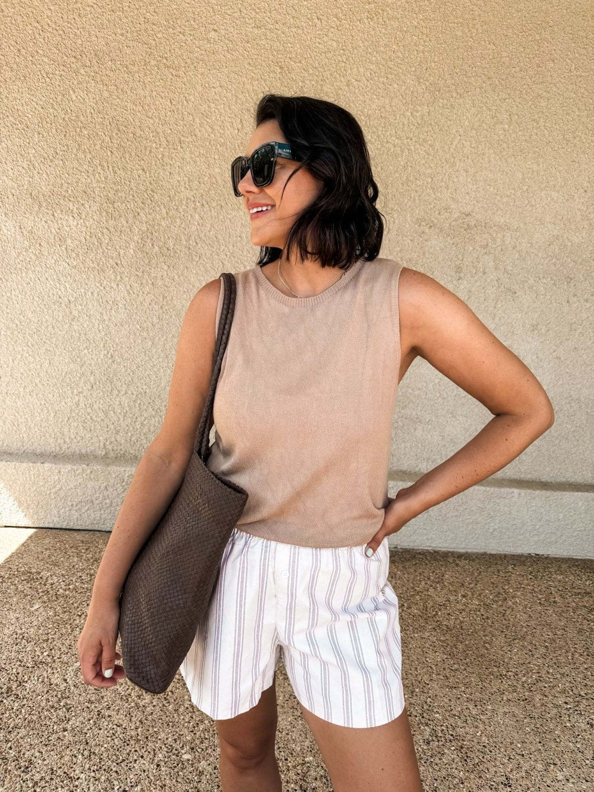 My sweater top is on sale for Amazon prime day! I’m in the large and it’s a loose relaxed fit.
