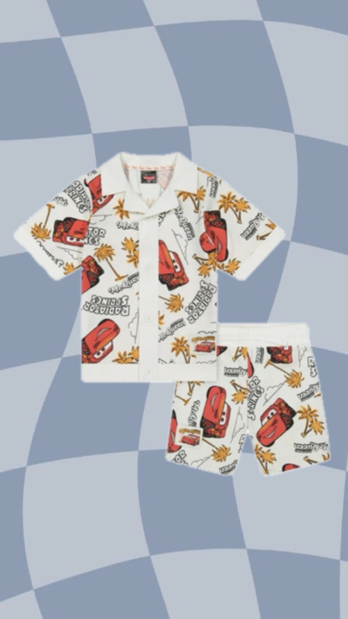 Cars short set ⚡️🚘🏁🏖️ 