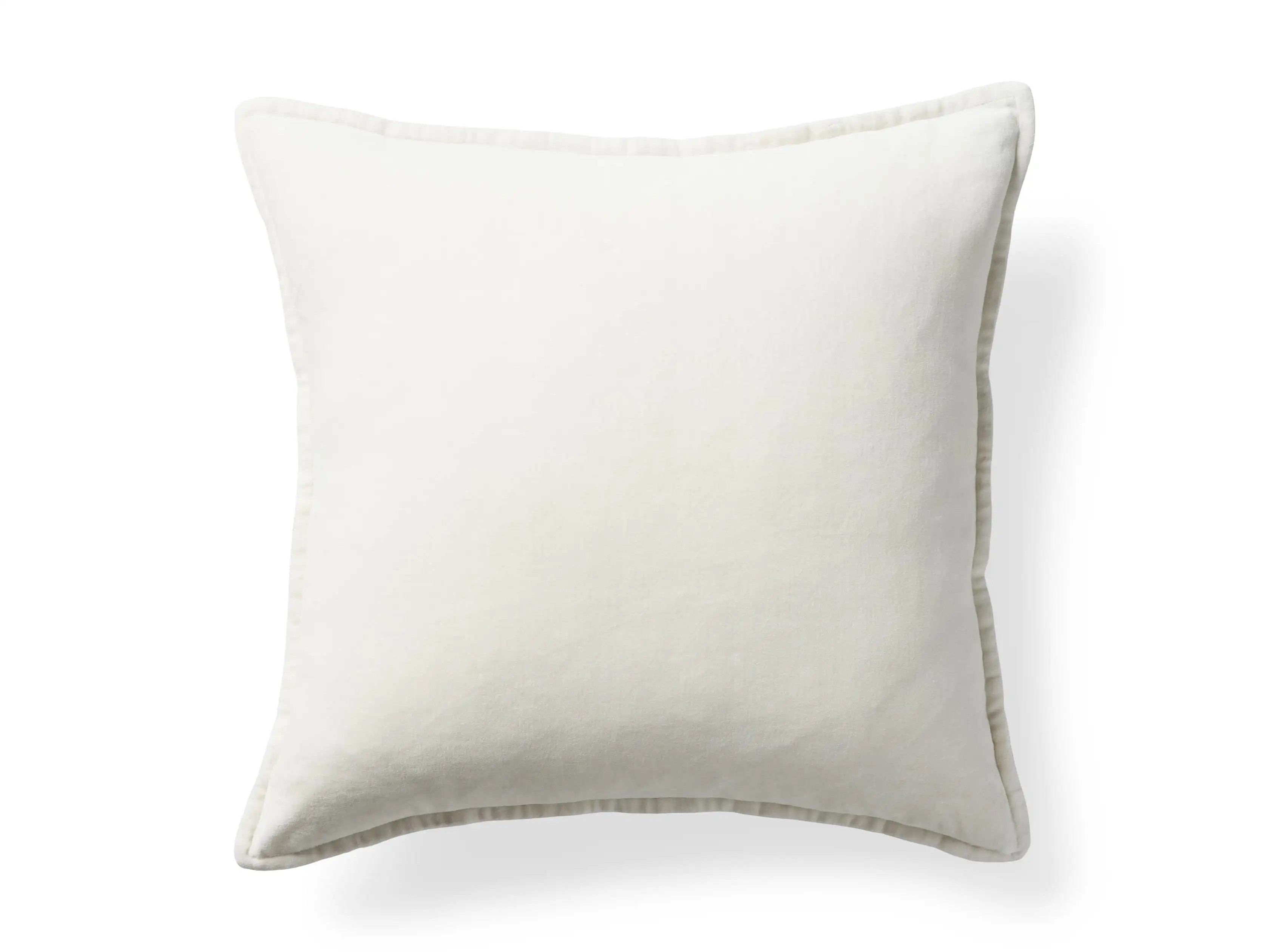 Stone Washed Velvet Square Pillow Cover | Arhaus