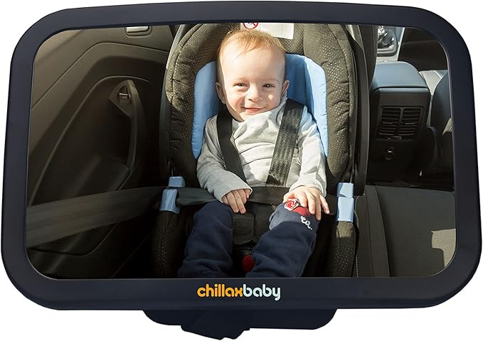 ChillaxBaby Auto Mirror, Safety Car Seat Mirror for Rear Facing Infant with Ultra-Wide Clear View... | Amazon (US)