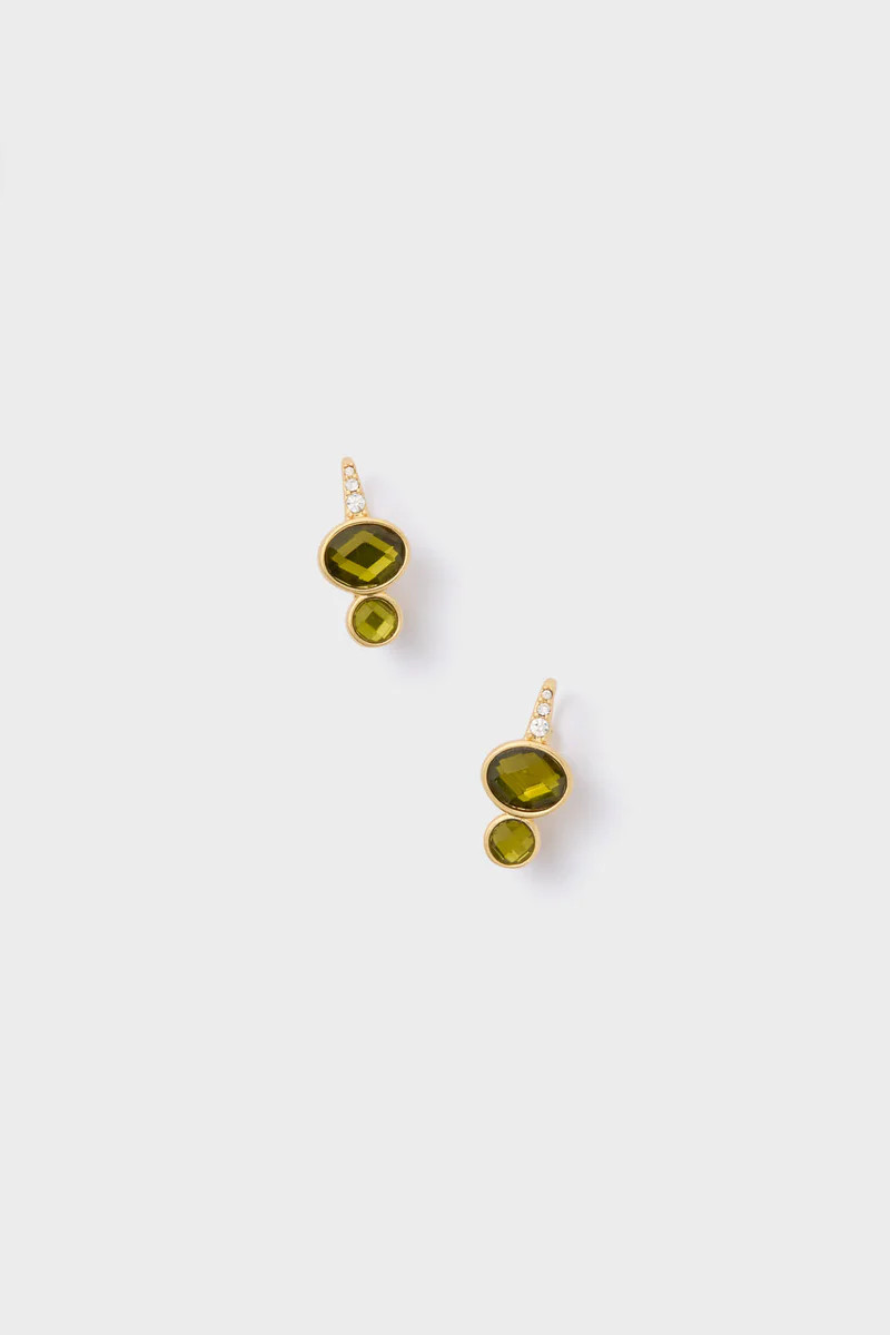 Olive Crystal Remy Earrings | Tuckernuck (US)