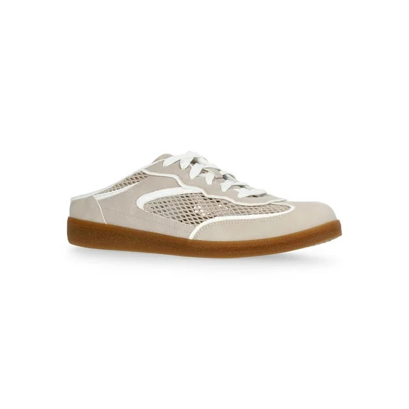 Time and Tru Women's Lace Up Mesh Mule Sneakers | Walmart (US)
