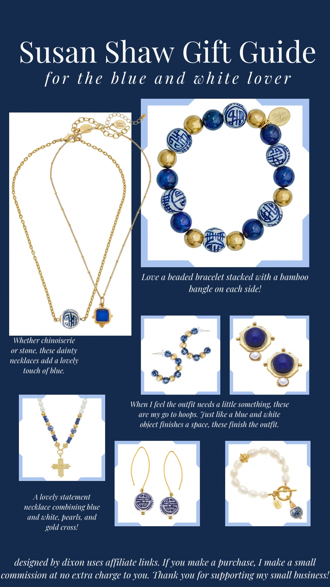 Blue and white is always right! 15% off $75 and 30% off $150! Get the gifts now! 

#LTKHolidaySale