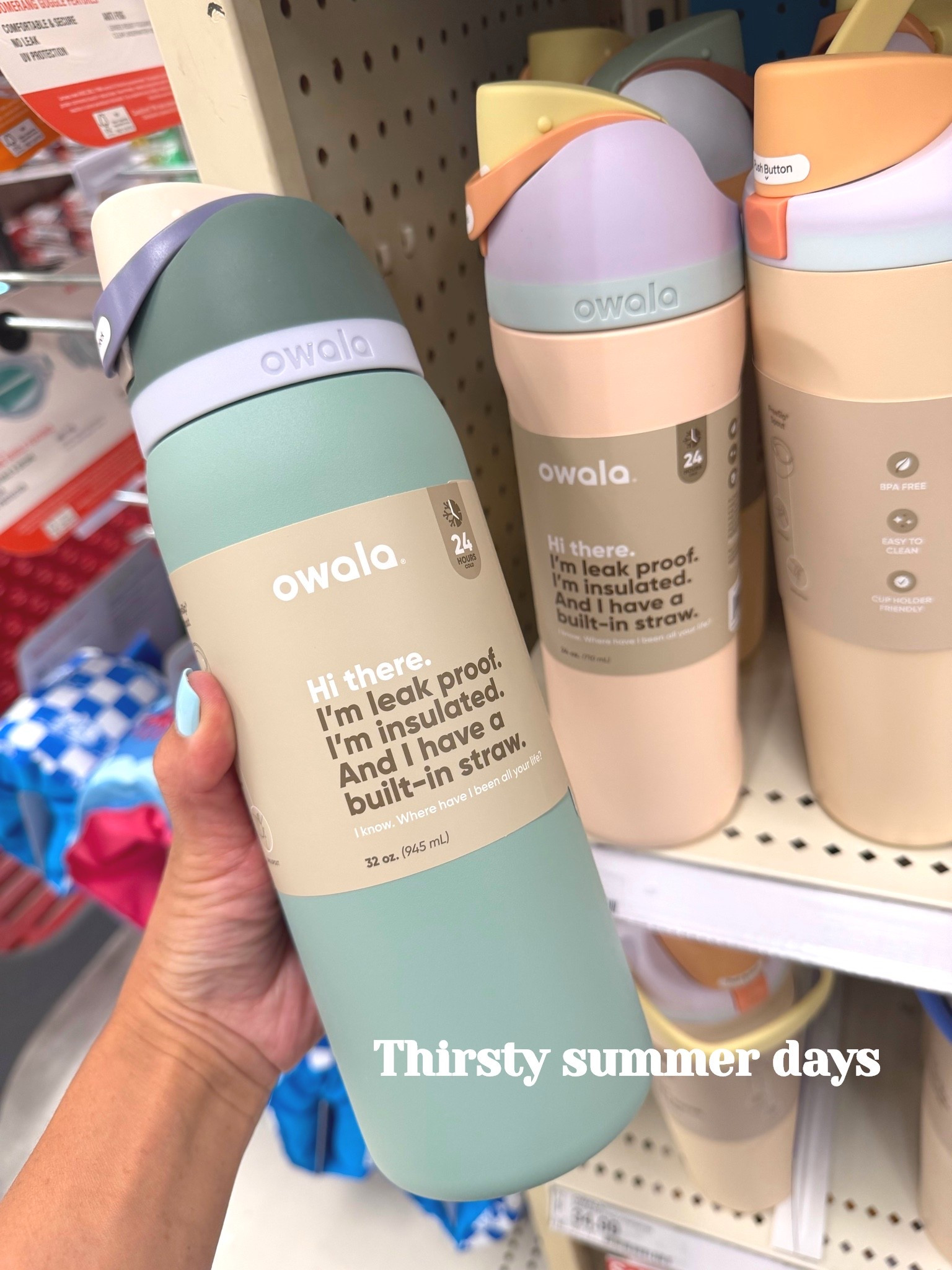 Target x Owala 32oz FreeSip Stainless Steel Water Bottle - Misty Meadows

Owala 30 fl oz Stainless Steel FreeSip Sway Tumbler - Sandy Shores
@Target #owala #drinktumblers #summermusthaves #tumblers #travelessentials 
#target #target

#LTKTravel #LTKfitnessgoals #LTKActive