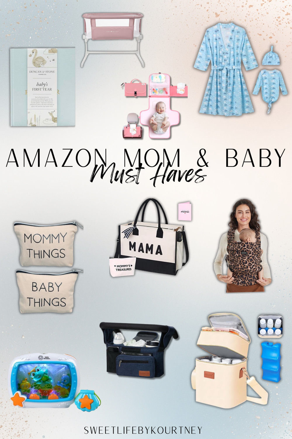 These Amazon mom and baby must haves make those everyday routines feel a little easier. Practical finds for feeding, organizing, outings, and all the little things that help new mom life run smoother. #SweetLifeByKourtney #MomAndBabyMustHaves #AmazonBabyFinds #NewMomFavorites 

 #LTKmomlife #LTKBaby #LTKBump