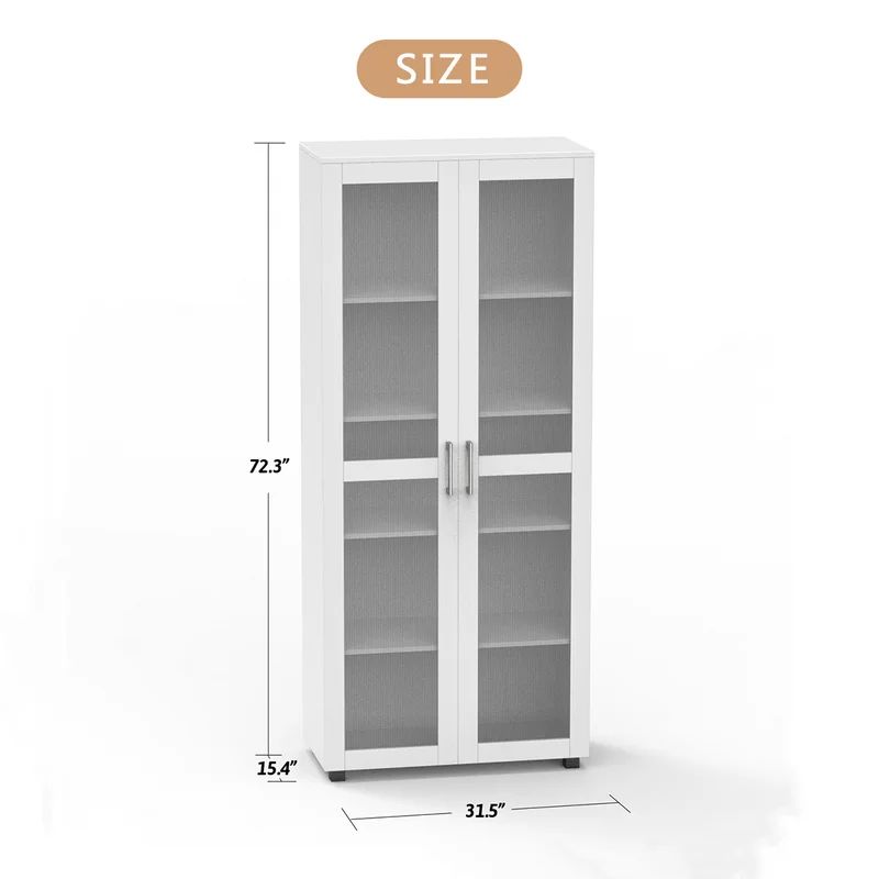 Amad 72.3'' H x 31.5'' W Standard Bookcase | Wayfair North America